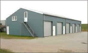 Bestaande bedrijfsunits met verdieping